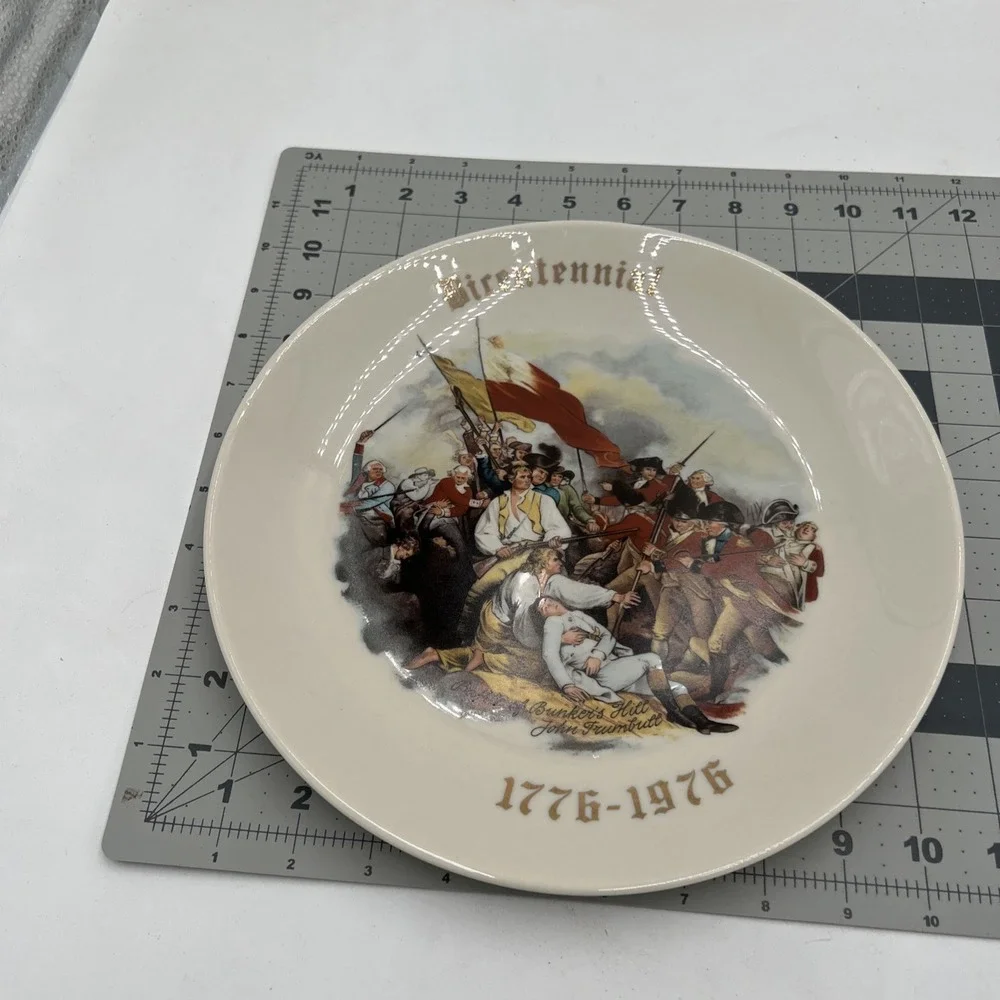 Bicentennial Battle of Bunker Hill Commemorative Plate
